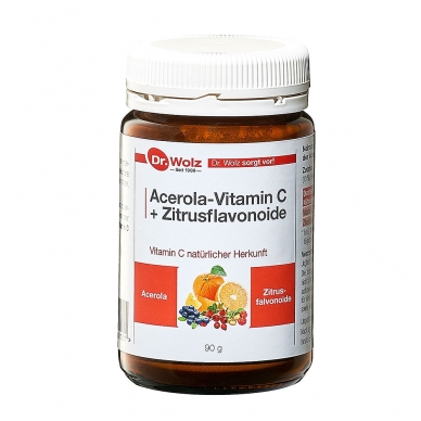 Acerola-Vitamin C + Zitrusflavonoide 90g.