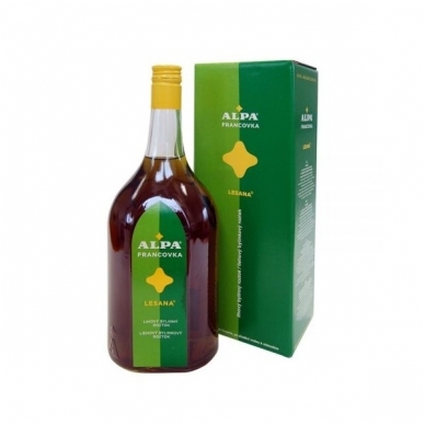 Alpa francovka lesana vaistažolinė tinktūra su sibirinės eglės ekstraktu 1000 ml.