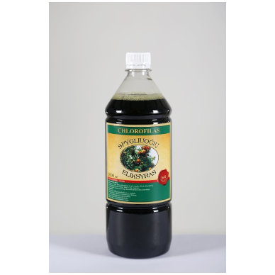 Chlorofilas (plastikiniame butelyje) 1000 ml.