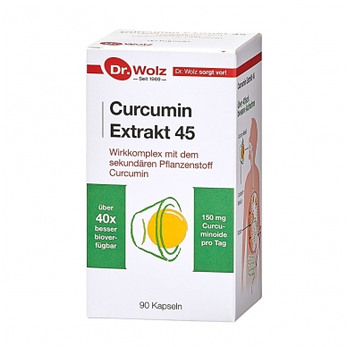Curcurmin Extrakt 45 N90 kaps.