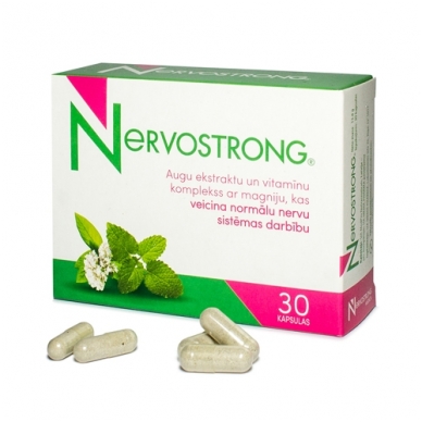 Nervostrong kapsulės su jonažole N30