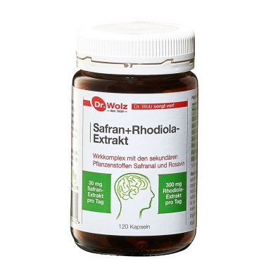 Safran + Rhodiola- Extrakt N120 kaps.