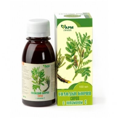 Saldymedžio šaknų sirupas su vit. C, 100 ml