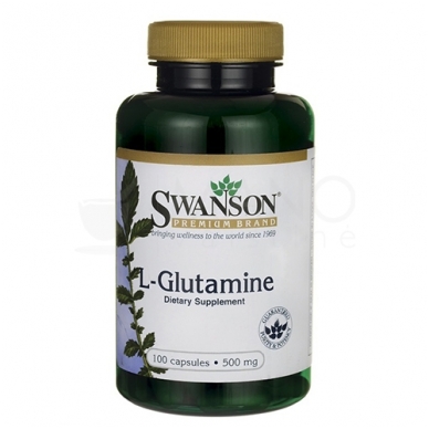 Swanson L-Glutaminas 500mg N100