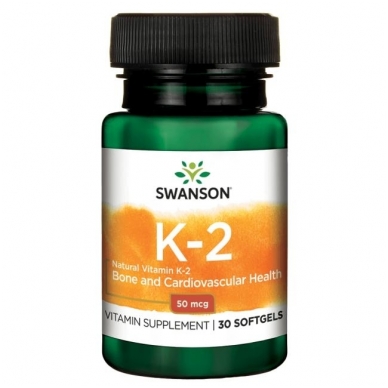 Swanson Vitaminas K2 100mcg N30