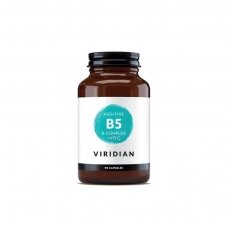 VIRIDIAN B vitaminų kompleksas su vitaminu C „High Five B Complex + Vit. C“ kaps. N90