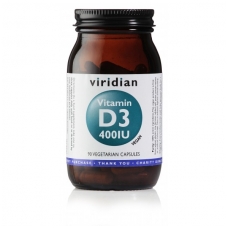 VIRIDIAN VITAMINAS D3 „Vitamin D3 400TV“ kaps. N.90