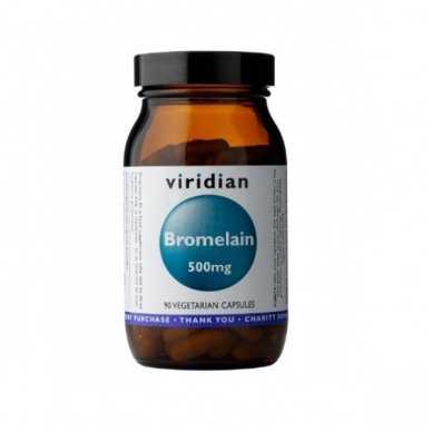Viridian Bromelain 500 mg. N90 kap.