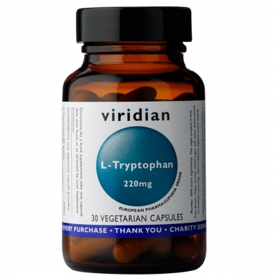Viridian L-Tryptophan 220 mg. N30 kap.