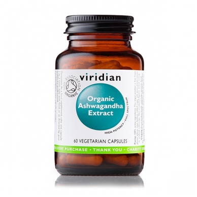 Viridian Organic Ashwagandha extract N60 kap.
